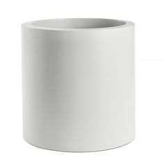 a white vase is shown on a white background