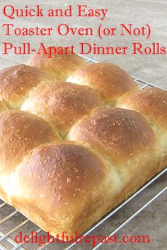 Toaster Oven Dinner, Toaster Oven Cake, Boat Meals, Quick Dinner Rolls, Oven Food, Oven Meals