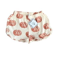 New With Tags! Sold Out/ Last Year’s Halloween Collection! Kate Quinn Organic Cotton Harvest Pumpkin Ruffle Shorts . Size 6 Years Perfect For Spooky Season! Halloween Time ! Fall Pumpkin Shorts, Bamboo Pants, Ruffle Bloomers, Harvest Pumpkin, Toddler Pants, Fall Leggings, Kate Quinn, Bloomers Shorts, Halloween Time