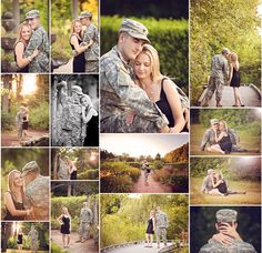 Military Family Photos, Military Photoshoot, Military Couple Pictures, Military Couple Photography, Army Pictures, Army Photography, Military Engagement Photos, Army Photos, Military Weddings