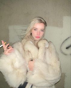 White Fur, Fur Coat, Blonde, Hair, On Instagram, White, Instagram