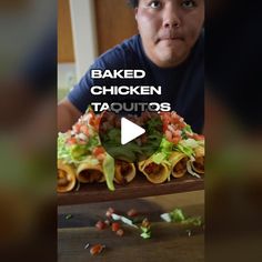 TikTok · Joshuah Nishi Cheese Tortillas, Baked Chicken Taquitos, Season Salt, Shred Chicken, Serrano Peppers, Chicken Taquitos, Serrano Pepper, Easy Baked Chicken