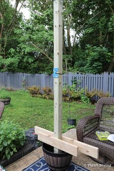 the back yard is fenced off and ready to be used as a planter