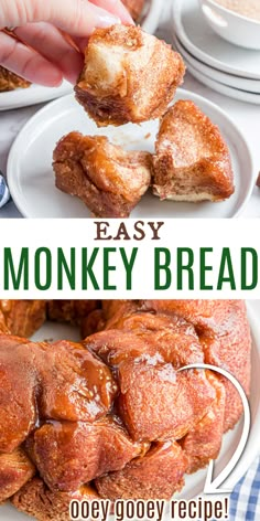 this easy monkey bread recipe is the perfect dessert for st patrick's day