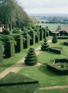 an image of a garden that looks like it is made out of rocks and grass