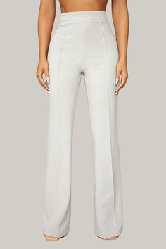 Paityn High Waist Office Pants Formal Stretch Wide-leg Bottoms, Classic Flare Pants For Office, Classic Flare Workwear Bottoms, Classic Flare Pants For The Office, Classic Office Flare Pants, Elegant Stretch Wide Leg Pants For Formal Occasions, Chic Solid Color Office Pants, Stretch Wide Leg Pants For Formal Occasions, Classic Flare Bottoms For Formal Occasions