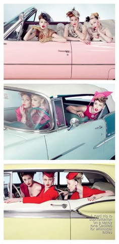 Moda Pin Up, Retro Vogue, Mode Pastel, Mode Rockabilly, Girls Roadtrip, Rockabilly Pin Up, Look Retro, Pastel Fashion