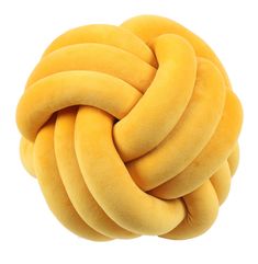 a bunch of bananas that are in the shape of a ball on a white background