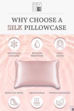 Silk Benefits, Best Silk Pillowcase, Silk Pillow Case, Rose Taupe, Diy Hair Accessories Ribbon, Silk Pillow Cover