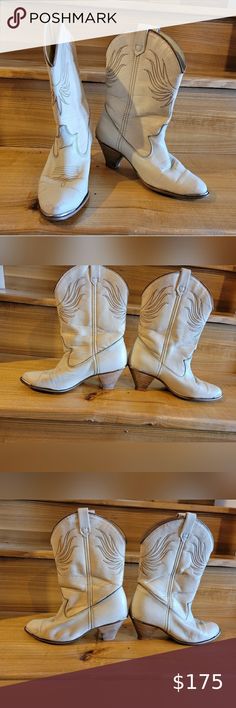 Dingo Vintage 80's ivory boot womens size 6.5 Cloth Tape, Color Ivory, Womens Boots, Dancing, Womens Sizes, Size 6, Pet, Boots, Plus Fashion