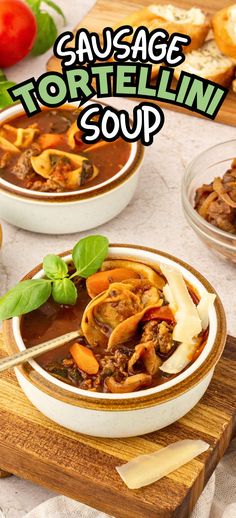 Sausage and tortellini soup recipe