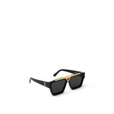 LOUIS VUITTON® - 1.1 Evidence Sunglasses - Black Luxury Matte Black Sunglasses With Uva Protection, Lv Glasses, Luxury Matte Black Shield Sunglasses With Gradient Lenses, Sunglasses Louis Vuitton, Louis Vuitton Cyclone Sunglasses, Lv Sunglasses Cyclone, Louis Vuitton Evidence Sunglasses, Louis Vuitton Sunglasses, Edgy Aesthetic