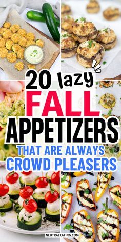 20 lazy fall appetizers that are always crowd pleasers to make at home