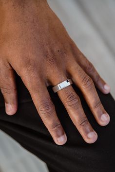 Silver Nut Ring/ Mens Nut Ring/ Hex Nut Ring/ Silver Ring Screw Nut/ Nut Onyx Ring/ Nut Shape Ring/ Hexagonal Nut Ring/ Mens Rings This beautifully designed piece of jewelry subtly combines industrial design with elegance and sophistication. The design represents the raw and robust strength of a nut and bolt, but crafted in precious and gleaming sterling silver. The tiny square gemstone adds an unexpected sparkle to this unique piece, enhancing its visual appeal.  Onyx is known as a stone with p Hex Nut, Mens Rings, Ring Mens, Onyx Ring, Men's Rings, Stylish Jewelry, Elegant Jewelry, Ring Silver, Stackable Rings