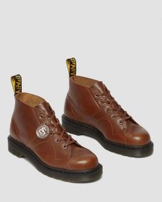 Church Buckingham Leather Monkey Boots in Urban Brown | Dr. Martens Brown Dr Martens, Monkey Boots, Chelsea Boots Heel, Patent Boots, Simple Shoes, Mule Sandals, Boots For Sale, Platform Boots, Shoe Care