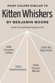 Colors Similar to Kitten Whiskers 1003 by Benjamin Moore Featherstone Benjamin Moore, Powder Room Remodel, Bedroom Refresh, Trim Color, Coordinating Colors, Benjamin Moore, Paint Color, Toffee