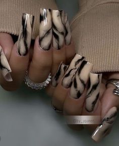 Nail Ink, Glamour Nails, Work Nails, Dope Nail Designs, Classy Acrylic Nails, Exotic Nails, Hot Nails, Square Acrylic Nails