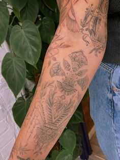 a person with a tattoo on their arm