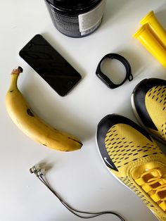 Sports Nutrition Photography, Reebok Photoshoot, Shoes Flatlay, Yellow Vibe, Run Aesthetic, Fitness Box