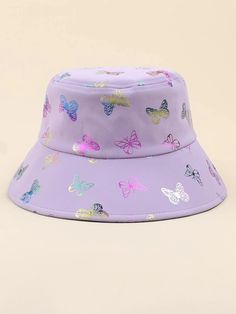 Stylish Jewelry Accessories, Color Butterfly, Summer Cap, Butterfly Embroidery, Fancy Hats