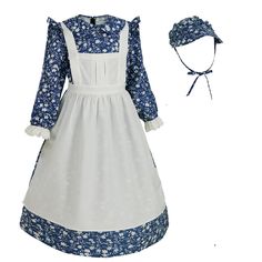 PRICES MAY VARY. include： one printed dress one White apron and one hat Colonial girls dress Featuring floral prints paired with a white apron and Flower print bonnet Available in blue yellow and green for selection This pioneer dress reproduces the classic attire of the colonial era, inspired by traditional costumes of that era, suitable for historical events and related themed partie This prairie dress girls is very suitable for many events such as Colonial Day school dramas stage performances Pioneer Costume, Drama Stage, Pioneer Dress, White Apron, Prairie Dress, Dress Girls, Historical Events, Printed Dress, Girls Dress