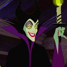 maleficent holding a lit candle in his hand