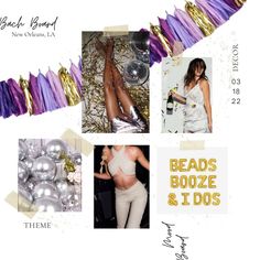 #mardigras #bachelorette #NOLA #NOLAbachelorette #beadsboozeidos Engagement Plan