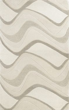 Step into our world and experience a multi-textured masterpiece from our Eternity Collection. Hand- tufted in India of 100% quality wool, these rugs are woven using multi-textured wool, a versatile color palette and a Hi/Lo effect, bringing modern simplicity into our lives. The combination of timeless colors and a variety of textures will create an everlasting presence in any room while setting the foundation for any decorating style. Eternity 1085 Ivory Waves 3'3" x 5'3". Hand-Tufted of Wool wi Kas Rugs, Living Room Size, Solid Area Rugs, Abstract Waves, Rug Direct, Wool Runner Rug, Wool Runners, Ivory Rug, Accent Rugs