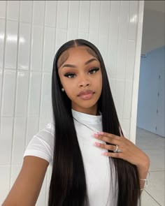 Hair Bundle Deals, Frontal Wig Hairstyles, Virgin Hair Wigs, Hair Knot, Pelo Afro, Front Lace Wigs Human Hair, Bleached Hair, Baddie Hairstyles, Straight Wig