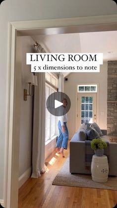 the living room is 5 x 3's and 4 dimensional to note it as an open floor plan