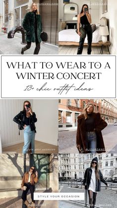 13+ chic winter concert outfit ideas for women. Whether you’re going to a country concert, Morgan Wallen concert, rap, pop, or hip hop, we’ve got the perfect winter concert outfit ideas for you! J Boog Concert Outfit, Concert Outfits For Women In 30s, Chicago Concert Outfit, Edm Winter Concert Outfit, Low Key Concert Outfit, Call Concert Outfits, Millennial Concert Outfit, Concert Outfit Usher, Concert Outfit With Jeans