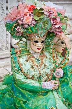 Masks, Carnival of Venice. Italy 2012 Make Carnaval, Wearing A Mask