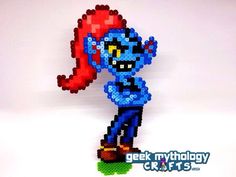 an image of a pixel art character made out of legos on a white background