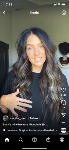 Mermaid Brown Hair, Hairstyle Change, Hair Formulas, Highlight Color, Teased Hair, Brown Hair Balayage, Haircut And Color, Hair Color And Cut, Hair Color Dark