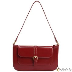 Color: Red-Red Maroon Shoulder Bag, Dark Red Shoulder Bag, Large Capacity Red Rectangular Baguette Bag, Elegant Red Baguette Bag With Large Capacity, Elegant Handheld Baguette Bag As Gift, Elegant Handheld Baguette Bag For Gift, Elegant Red Shoulder Bag With Mobile Phone Holder, Red Formal Baguette Shoulder Bag, Formal Red Baguette Shoulder Bag