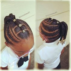 Cabello Afro Natural, Easy Hairstyles For Kids, Lil Girl Hairstyles, Kid Braid Styles, Natural Hairstyles For Kids, Girls Natural Hairstyles, Kids' Braids