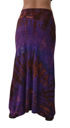 "Our Tie-Dye A-Line Maxi Skirt showcases a beautiful look in our smooth-draping rayon/spandex blend. Accented with an elastic back waist and sporting our exotic tie-dye style in saturated, mouthwatering colors. One size - Fits sizes 4 -10 37\" length Elastic back waist Rayon/Spandex Machine washable RAYON SPANDEX BLEND - Luxuriously soft and stretchy, our exclusive blend drapes like a dream and moves with your body. The durable, medium-weight fabric is flattering and elegant, wrinkle-free, and k Fitted Tie Dye Bohemian Skirt, Fitted Bohemian Tie Dye Skirt, Fitted Bohemian Tie-dye Skirt, Fitted Bohemian Rayon Skirt, Bohemian Fitted Silk Skirt, Dead Beat, Festival Skirt, New Hope Pa, Tie Dye Maxi Skirt