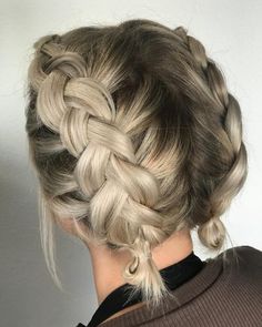 Braided Pigtail Hairstyles Short Hair, Casual Mid Length Hairstyles, Loose Braids Short Hair, Braid Crown On Short Hair, French Braid Styles For Short Hair, Double Dutch Braid Short Hair, Braid Hairstyles On Short Hair, Cute Braids For Medium Length Hair, Braided Hairstyles For Short Hair Easy