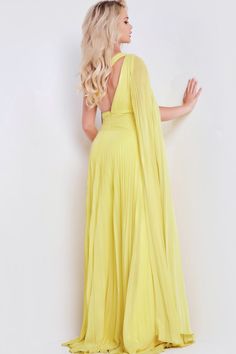 Indulge in the epitome of elegance with Jovani 36462 from the Spring 2024 collection. Embrace sophistication and grace with this exquisite dress. Elevate your style to new heights. Cutout Prom Dress, One Shoulder Cape, Yellow Prom, Junior Formal Dresses, Formal Prom Dresses Long, Emerald Bridesmaid Dresses, Shoulder Cape, Gold Bridesmaid Dresses, Sequin Formal Dress