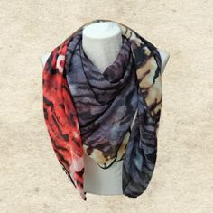 This square scarf is a perfect accessory for many occasions. It's lightweight and has silk feeling texture. Length - approx.57 inches Width - approx. 57 inches Care instruction: Hand wash gently in cool or lukewarm water and lay flat to dry. Check out this scarf in other color here: NOTE Actual color may slightly different depending on your monitor. Please contact us if you have any questions for the color. Multicolor One Size Fits All Dupatta, One Size Multicolor Dupatta, Multicolor Silk Scarf For Winter, Multicolor Shawl-style Headscarf, One Size Shawl Scarf As Gift, One Size Shawl Scarves As Gift, One Size Shawl Scarves For Gifts, Gift Shawl Scarf, Multicolor Rectangular Scarf