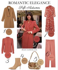 Soft Autumn Capsule Wardrobe 2023, Soft Autumn Color Palette Makeup, Soft Autumn Makeup Looks, Soft Autumn Outfits Capsule Wardrobe, Soft Autumn Hair Color, Soft Autumn Color Palette Outfits, Soft Autumn Outfits, Autumn Mute, Soft Autumn Makeup