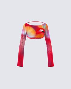 For the baddies that like to stand out 👀 Being the center of attention is an understatement in this abstract print top. You're hot... you know it, they know it 😘 Parachute Pant, High Waist Sports Leggings, Baby Ballerina, Center Of Attention, Crop Top Hoodie, You Know It, Sports Leggings, Lace Tops, Print Top