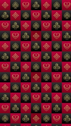 Card Suit Art Geometric Pattern Wallpaper, Fun Wallpaper, Screen Saver, Pattern Wallpaper, Art Wallpaper, Vintage Collection, Card Games