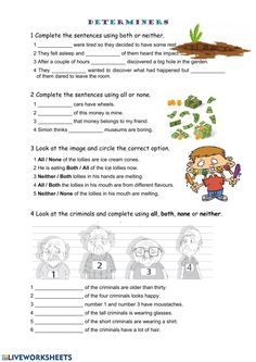 worksheet for kids to learn how to make money in the garden with pictures