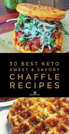 the best keto sweet and savory chaffle recipes