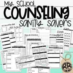 the back to school writing activity for students with text that reads, my school counseling santa - savers