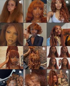 Teyana Taylor Ginger Hair, Types Of Hair, Girls Natural Hairstyles, Pelo Afro, Styles Ideas, Natural Hair Styles Easy