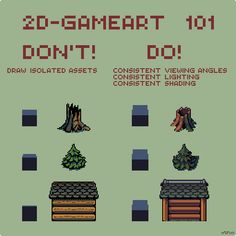 an old school computer game with the words,'20gameart 101 don't do