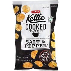 kettle cooked salt and pepper potato chips