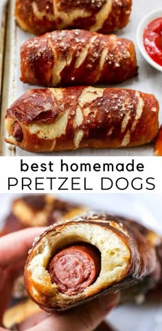 this is the best homemade pretzel dogs recipe